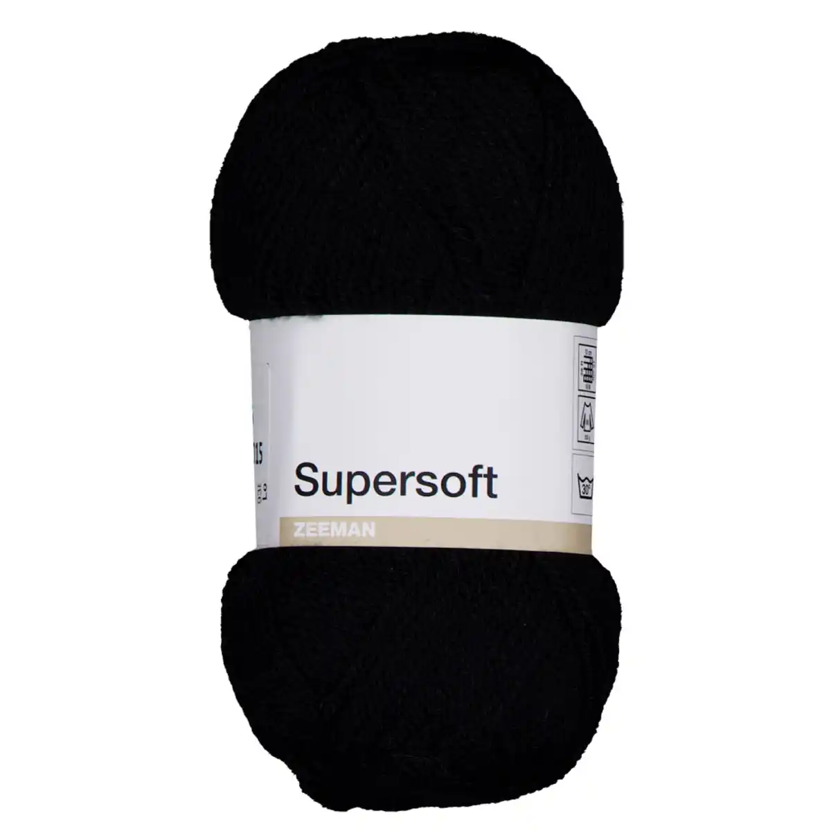 Bild 1 von Super soft Strickgarn - Schwarz, Schwarz, 50g