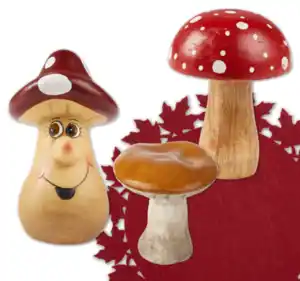Herbstliche Deko aus Mangoholz*