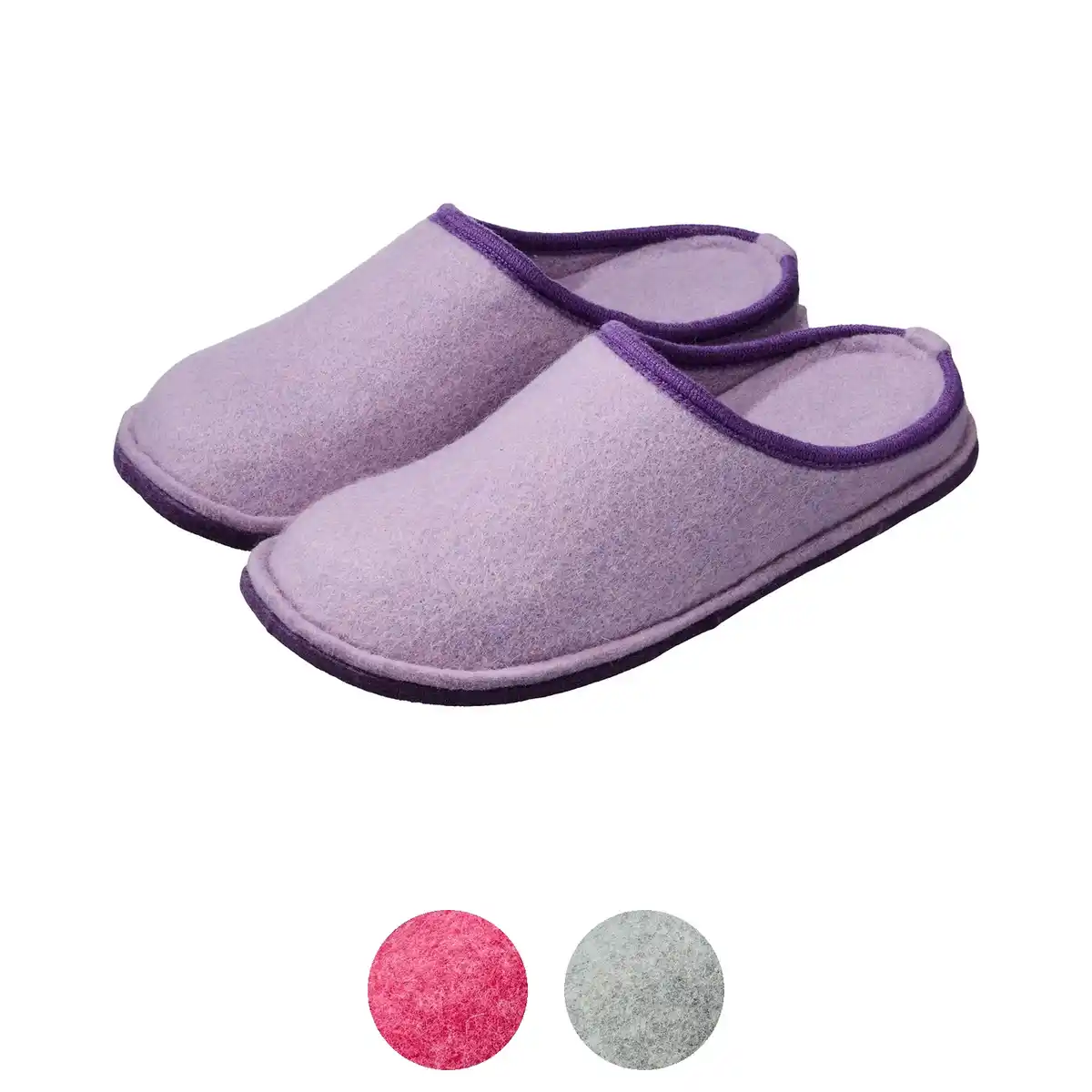 Bild 1 von UP2FASHION BASICS Damen-/Herren-Filzpantoffeln