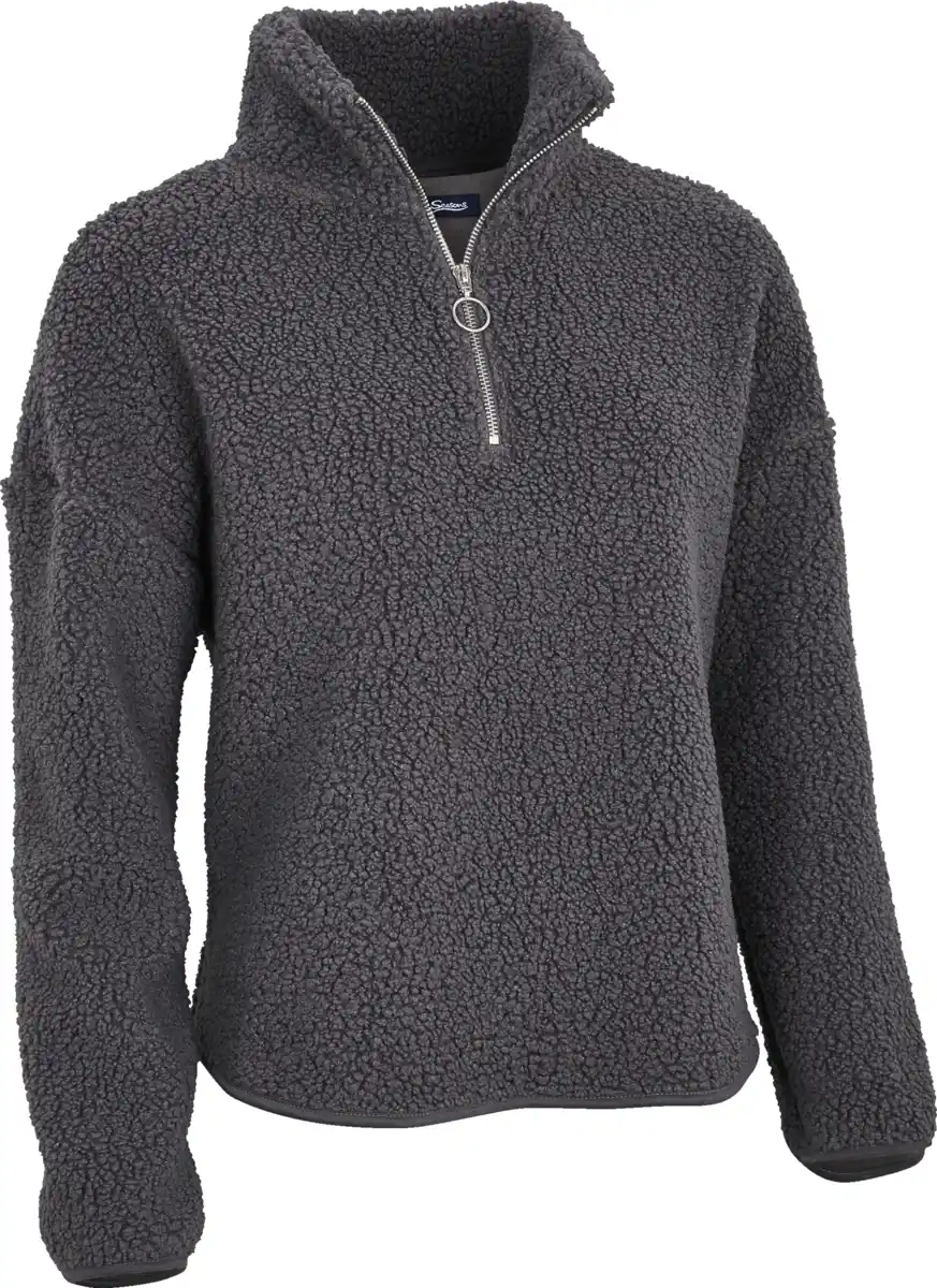 Bild 1 von IDEENWELT Fleece-Pullover grau Gr. L
