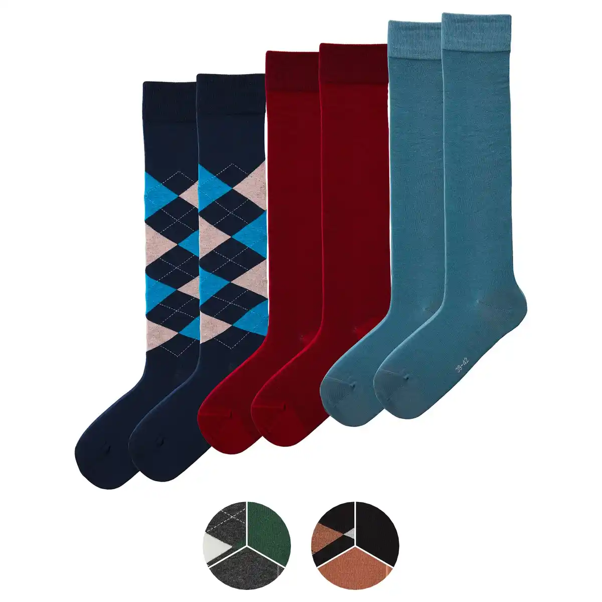 Bild 1 von UP2FASHION WOMEN Damen Kniestrümpfe, 3er-Pack