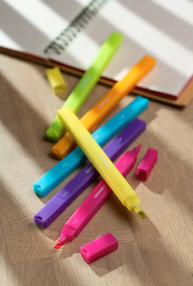 Bild 2 von IDEENWELT 6er Set Textmarker Neon