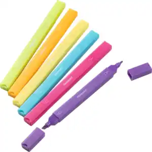 IDEENWELT 6er Set Textmarker Neon