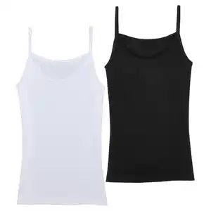 UP2FASHION BASICS Damen Unterhemd, 2er-Pack - Strap crew neck