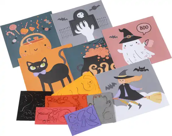 Bild 2 von IDEENWELT Bastelset Filzbilder Halloween