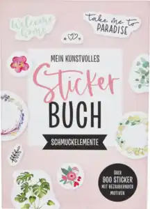 IDEENWELT Stickerbuch Schmuckelemente