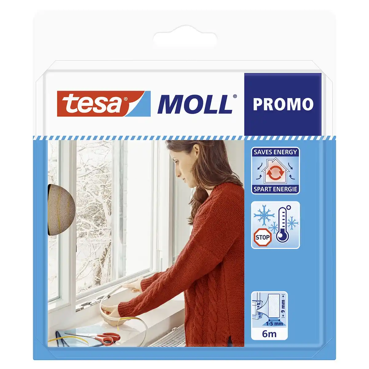 Bild 1 von TESA tesamoll®  selbstklebender Tür- und Fensterdichtungsschaum
