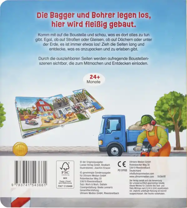 Bild 2 von IDEENWELT Buch ziehen & entdecken "Viel Trubel auf der Baustelle"