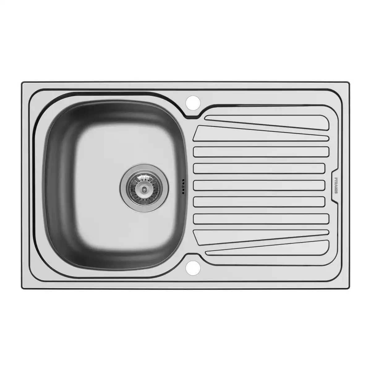 Bild 1 von Pyramis Einbauspüle 'Sparta' Edelstahl 79 x 50 cm