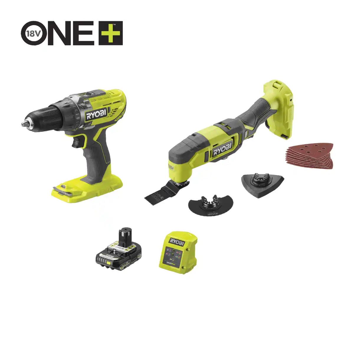 Bild 1 von Ryobi Akku-Maschinen-Set '18 V ONE +' mit Akku und Ladegerät