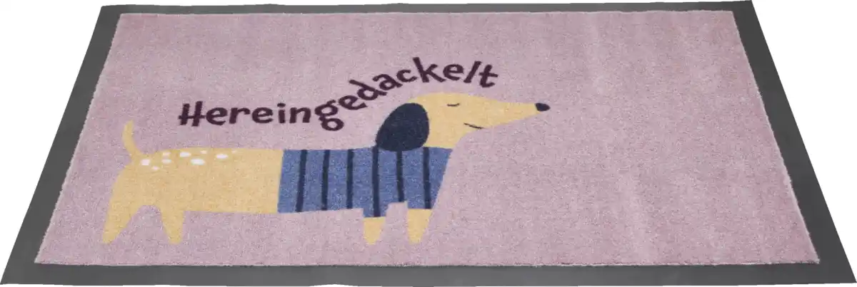 Bild 1 von IDEENWELT Schmutzfangmatte "Hereingedackelt"