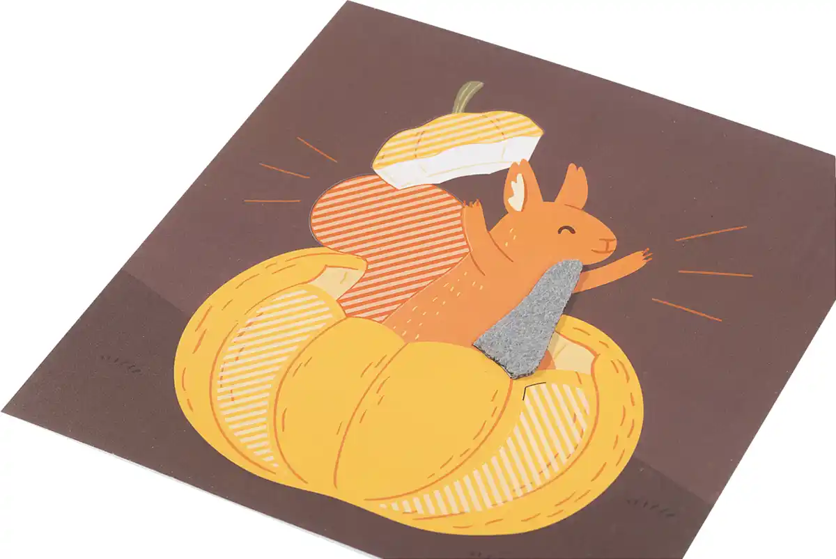 Bild 4 von IDEENWELT Bastelset Filzbilder Herbsttiere