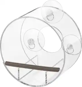 IDEENWELT Transparente Futterstation
