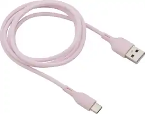 IDEENWELT Lade- & Datenkabel rosa USB-A auf USB-C