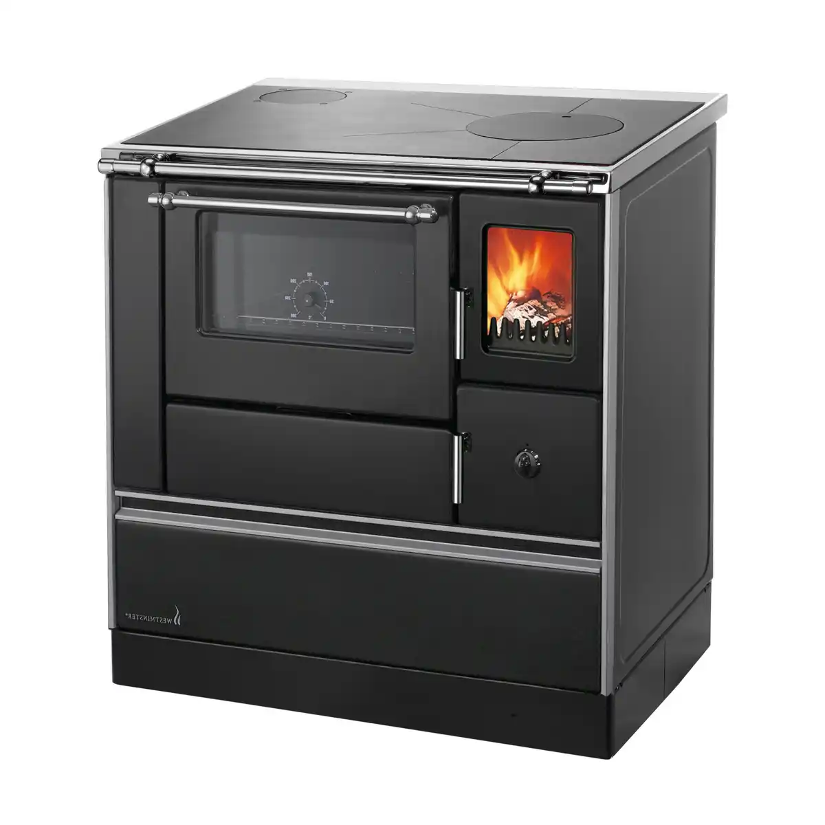 Bild 1 von Westminster Landhausherd 'K 176 F/A-90' links schwarz 5 kW