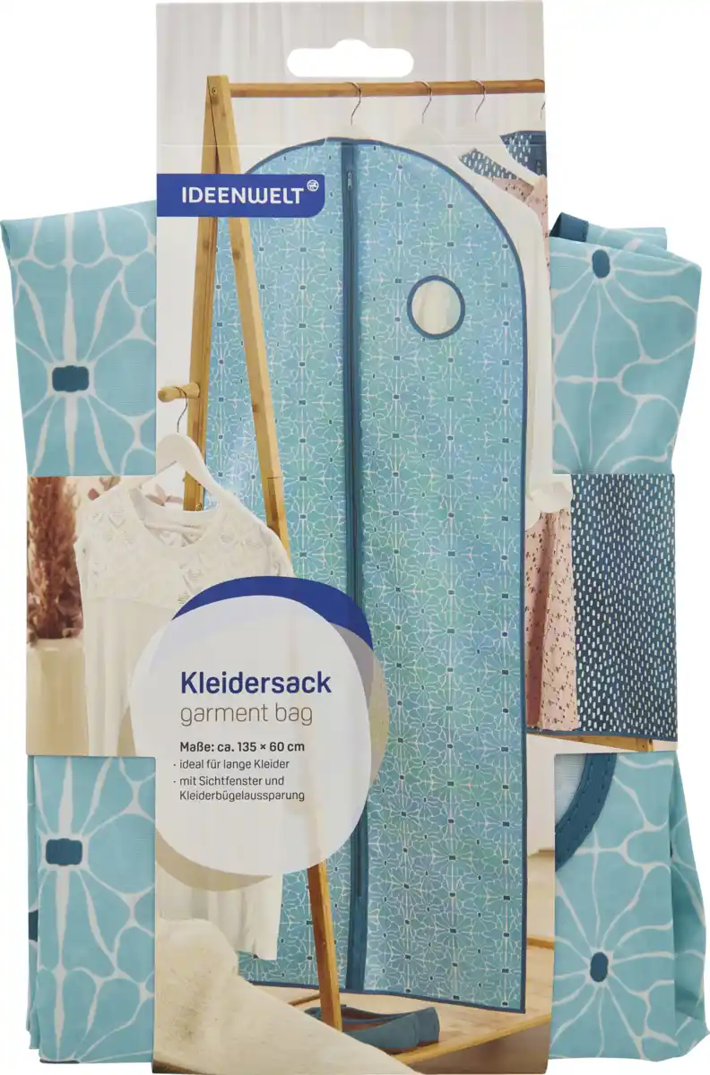 Bild 2 von IDEENWELT Kleidersack blumig 60 x135 cm