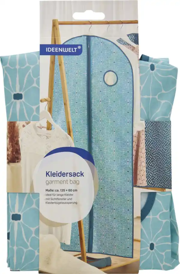 Bild 2 von IDEENWELT Kleidersack blumig 60 x135 cm