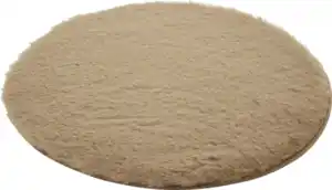 IDEENWELT Deko-Fellkissen taupe