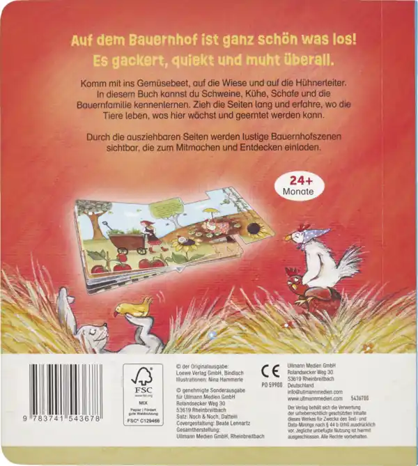 Bild 2 von IDEENWELT Buch ziehen & entdecken "Auf dem Bauernhof ist viel los!"