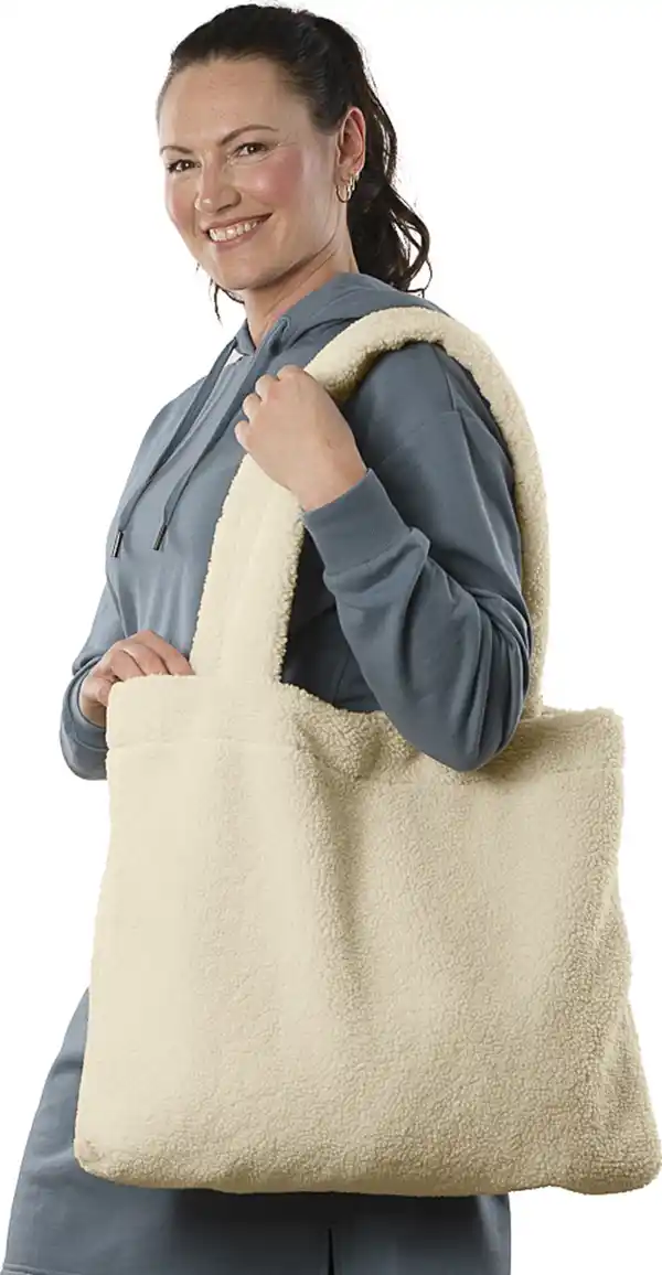 Bild 3 von IDEENWELT Teddy-Shopper beige