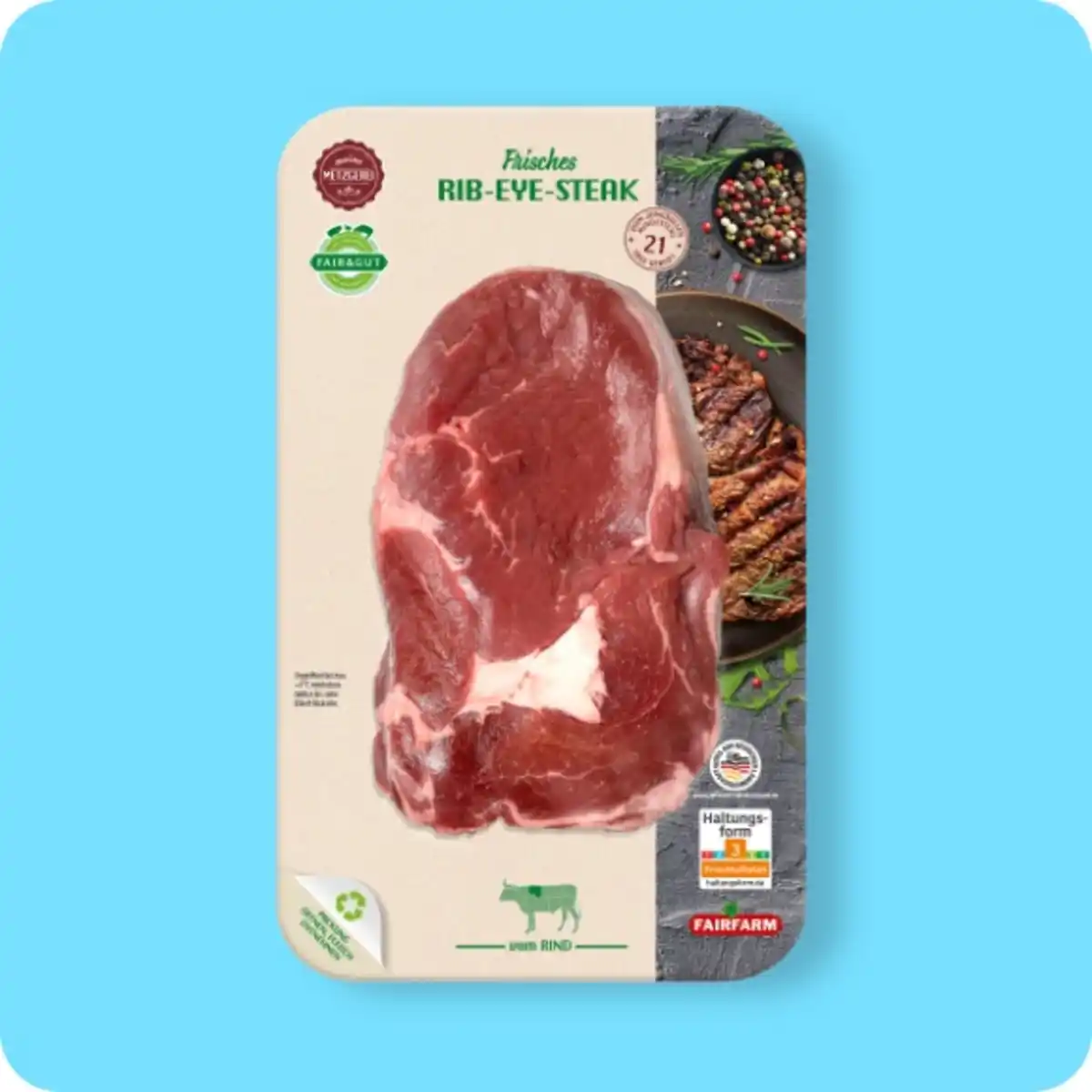 Bild 1 von FAIR & GUT Rib-Eye-Steak, Vom Rind