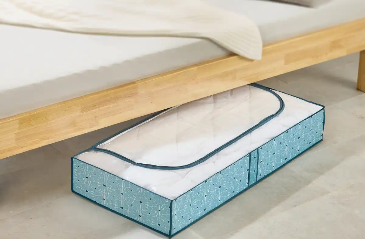 Bild 2 von IDEENWELT 2er Set Unterbettkommode blumig