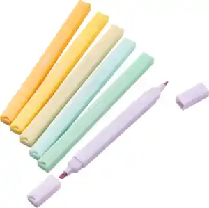 IDEENWELT 6er Set Textmarker Pastell