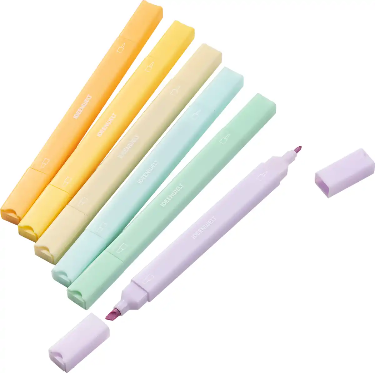 Bild 1 von IDEENWELT 6er Set Textmarker Pastell