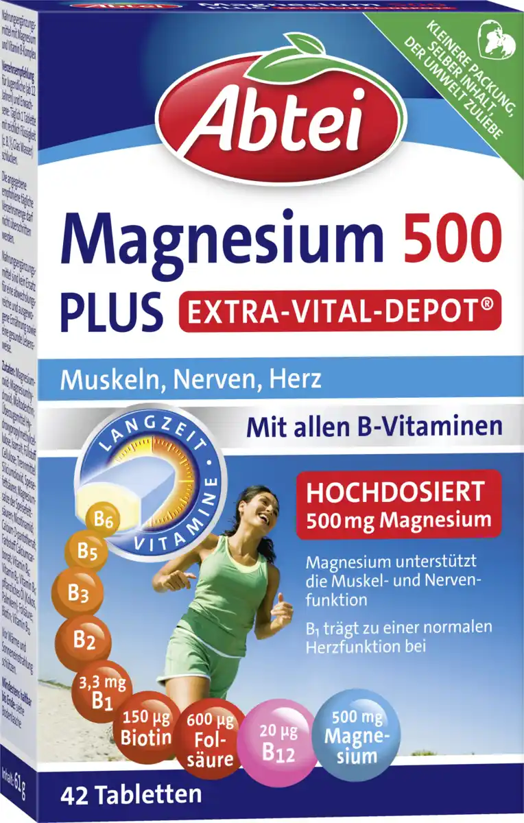 Bild 1 von Abtei Magnesium 500 Plus, 61 g