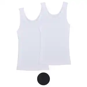 UP2FASHION BASICS Damen Unterhemd, 2er-Pack - Tank