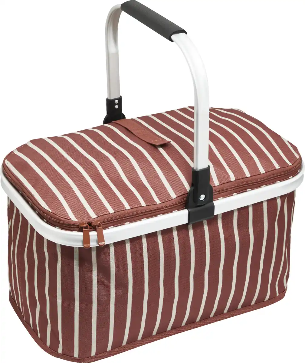 Bild 1 von IDEENWELT Einkaufskorb rost/gestreift