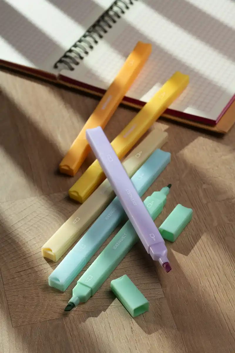 Bild 2 von IDEENWELT 6er Set Textmarker Pastell