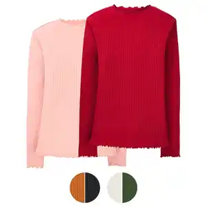UP 2 FASHION WOMEN Damen Langarmshirts, 2er-Pack