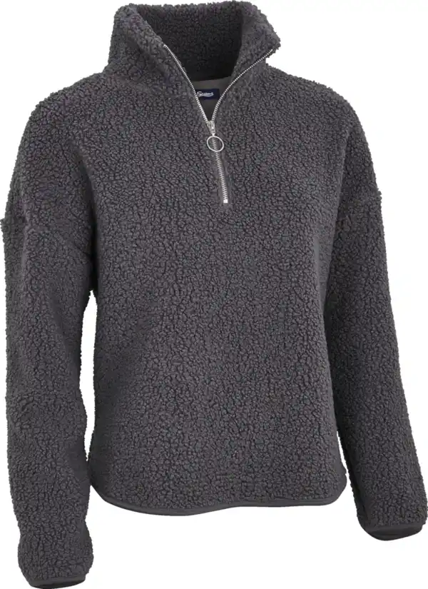 Bild 1 von IDEENWELT Fleece-Pullover grau Gr. M