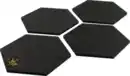 Bild 1 von IDEENWELT Filz-Pinnwand Hexagon schwarz