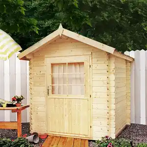 WOLFF FINNHAUS Gartenhaus »Max«, Holz, BxHxT: 210 x 222 x 180 cm (Außenmaße inkl. Dachüberstand)