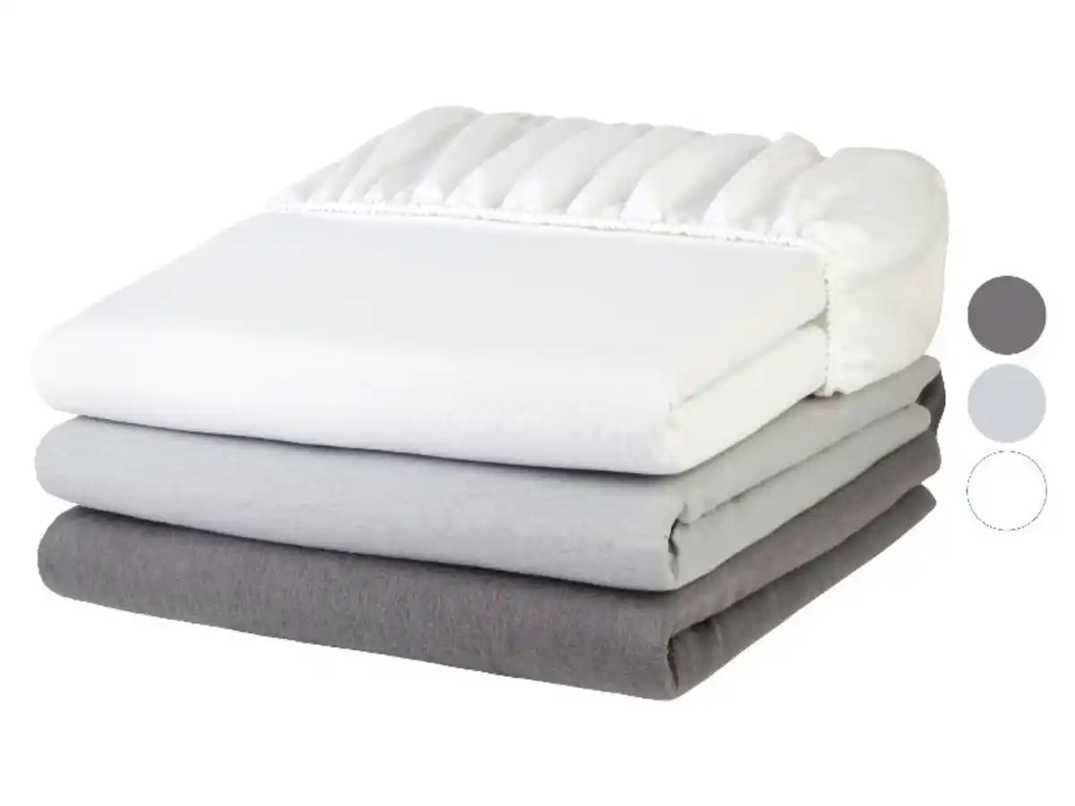 Bild 1 von LIVARNO home Feinbiber-Spannbettlaken