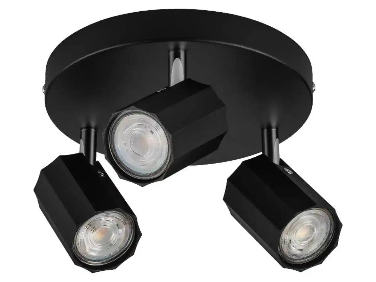 Bild 2 von LIVARNO home Deckenstrahler / Schienenleuchte, mit 3 neig- und schwenkbaren Spots