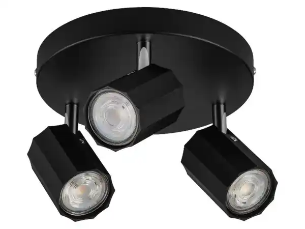 Bild 2 von LIVARNO home Deckenstrahler / Schienenleuchte, mit 3 neig- und schwenkbaren Spots