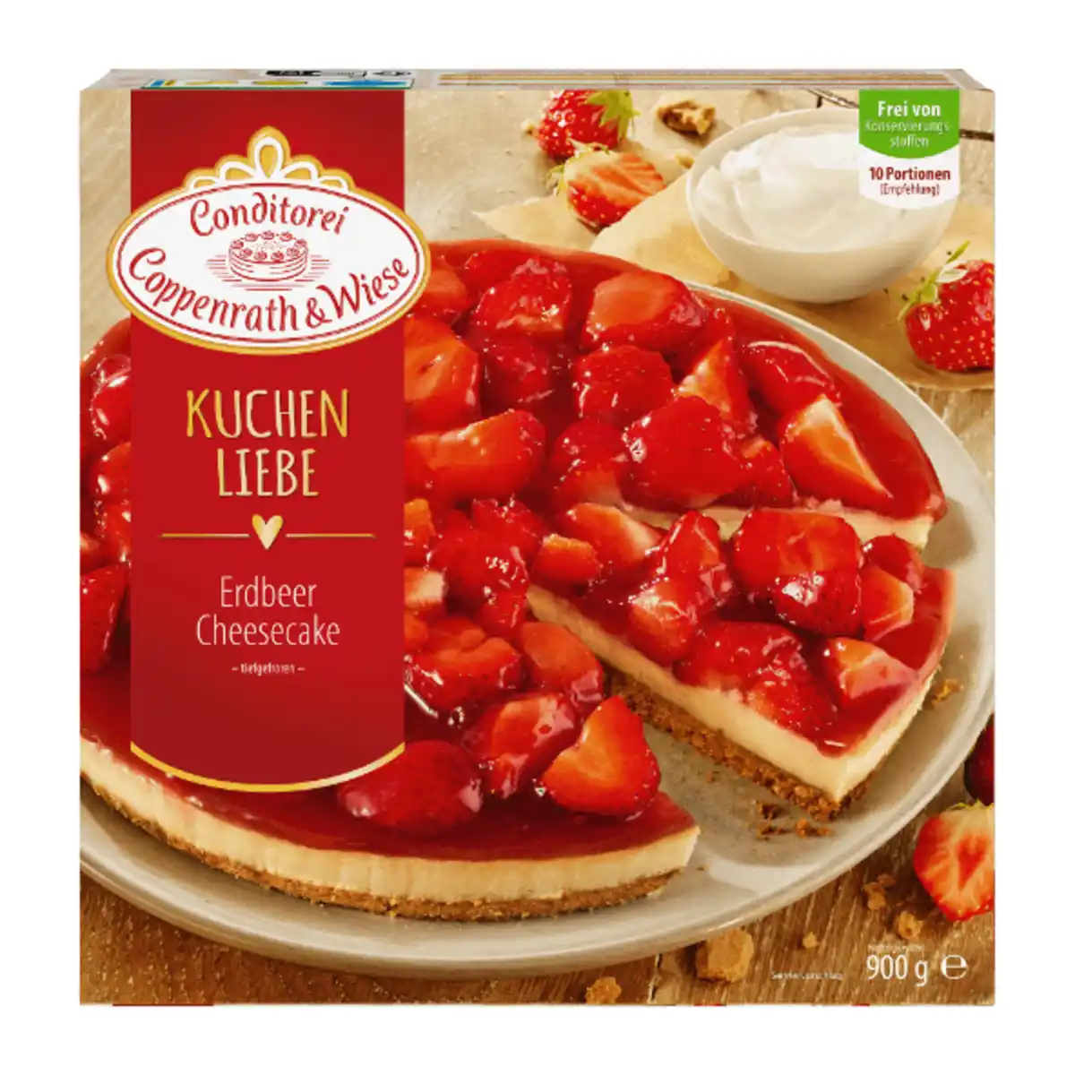 Bild 1 von COPPENRATH & WIESE Kuchenliebe Erdbeer-Cheesecake 900g