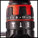 Bild 3 von EINHELL Akku-Schlagbohrschrauber »Power X-Change«, 18 V, rot/schwarz, mit Akku