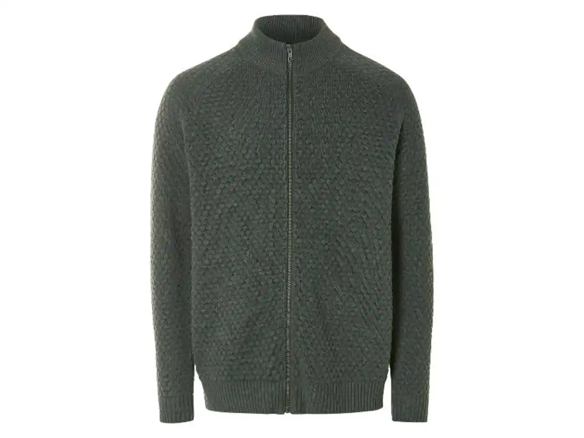 Bild 2 von esmara Men Herren Strickjacke, mit Stehkragen