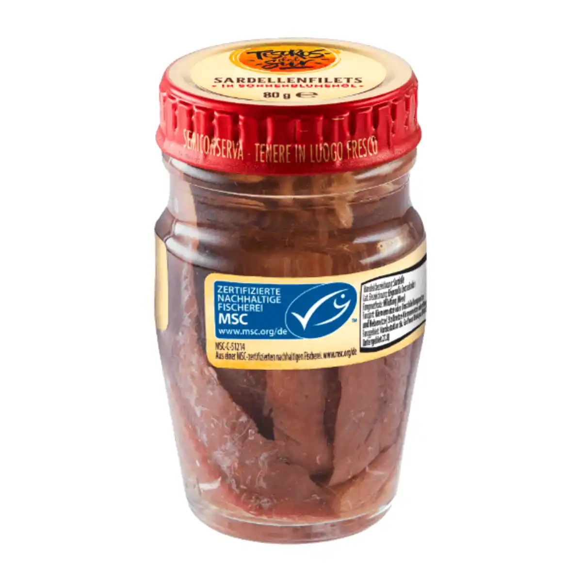 Bild 1 von TESOROS DEL SUR Sardellenfilets 80g