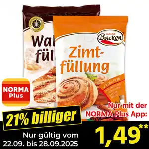 Zauberhaft Backen Zimt-/ Walnussfüllung