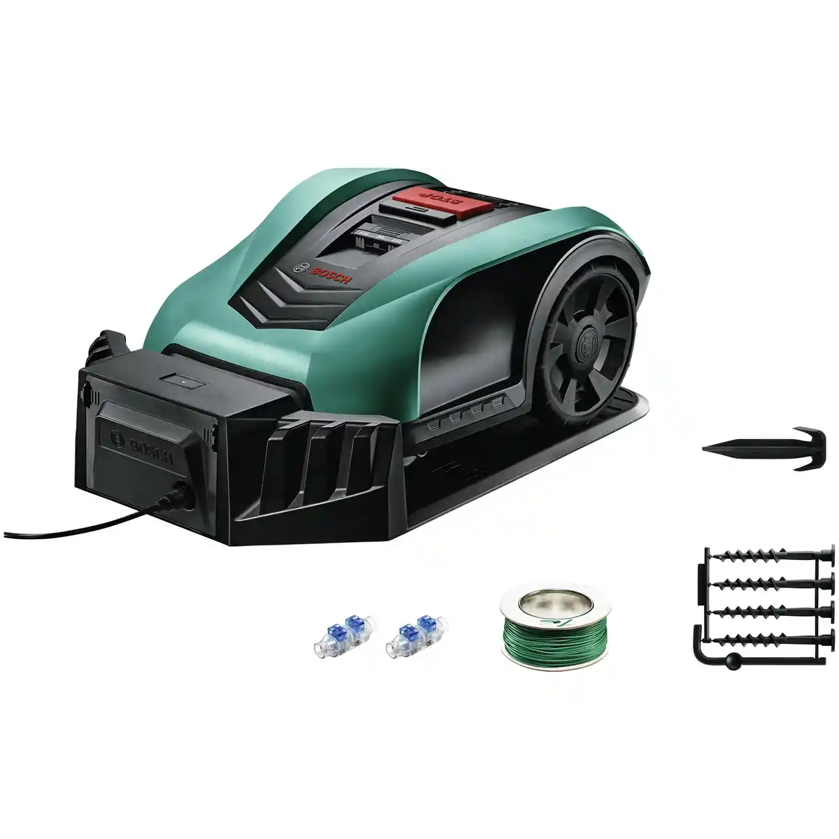 Bild 1 von BOSCH HOME & GARDEN Rasenmähroboter »Indego S+ 400«, 18 V, für ca. 400 m², Schnittbreite: 19 cm