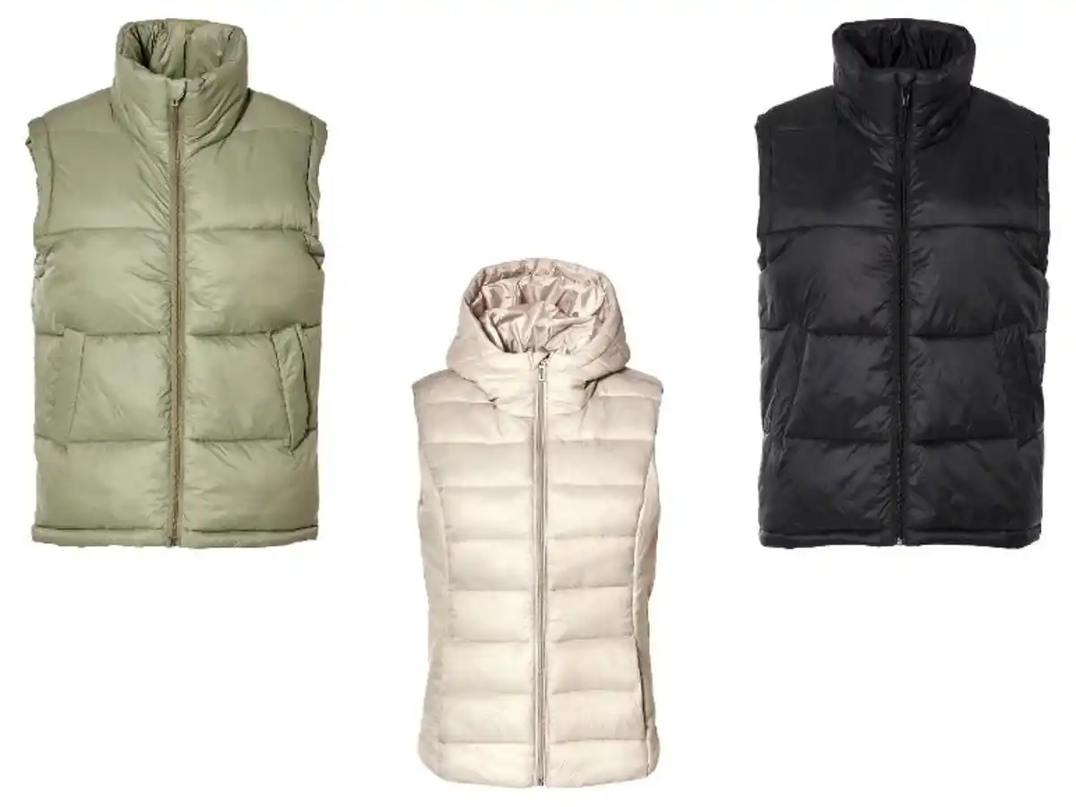 Bild 1 von esmara® Damen Steppweste, wasserabweisendes Obermaterial