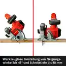 Bild 4 von EINHELL Akku-Handkreissäge »TE-CS 18/150 Li - Solo«, 18 V, ohne Akku