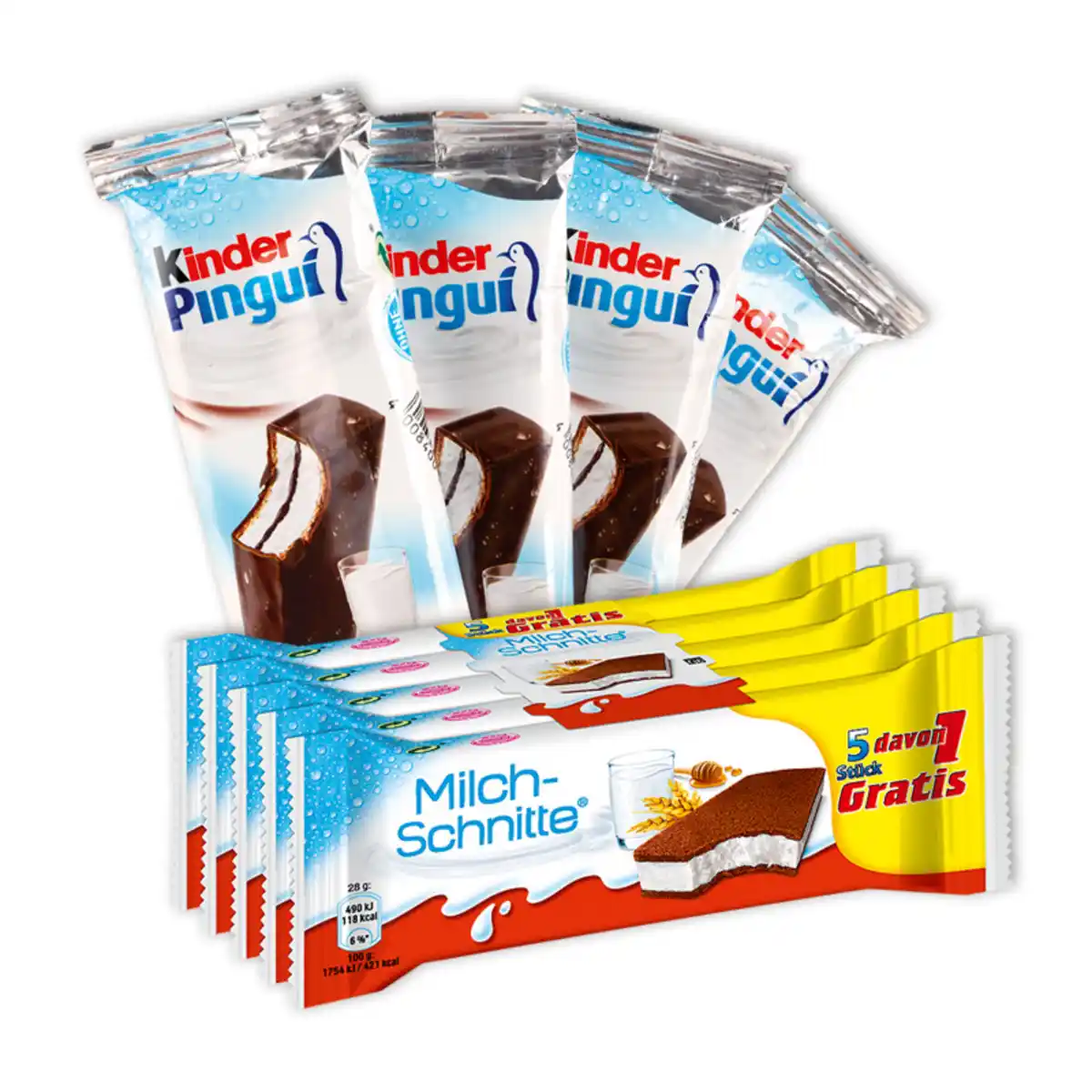 Bild 1 von Kinder / Milchschnitte Milch-Schnitte / Pingui