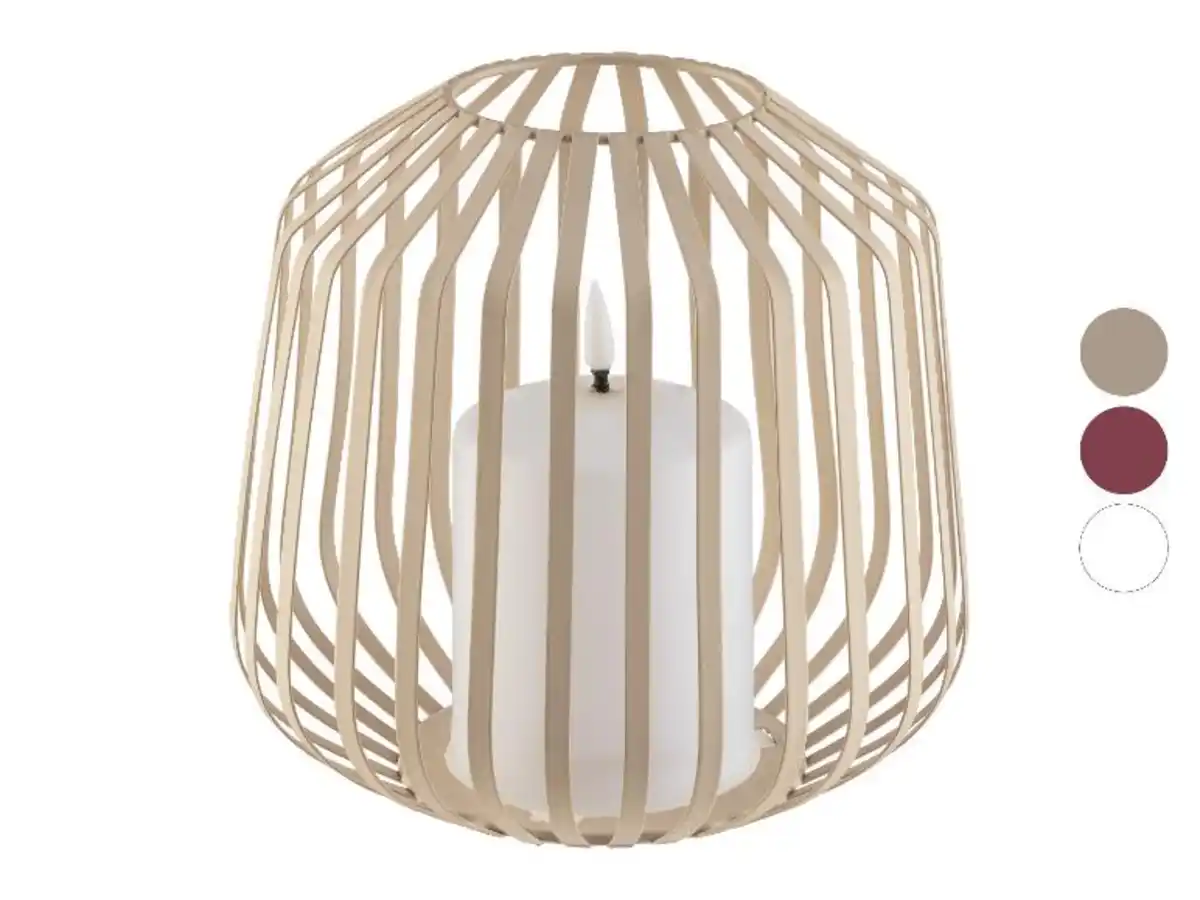 Bild 1 von LIVARNO home LED-Kerze im Metallkorb