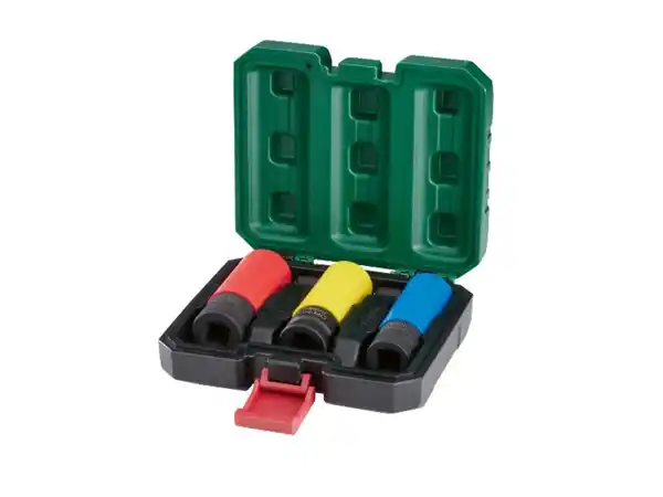 Bild 2 von PARKSIDE® Schlagnuss-Satz / Schlagschrauber-Adapter mit Torsions-Bits / Kraft-Kugelgelenk-Satz